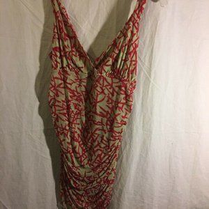 Diane Von Furstenberg Eunicetta Silk Maternity Ruched Tank Top